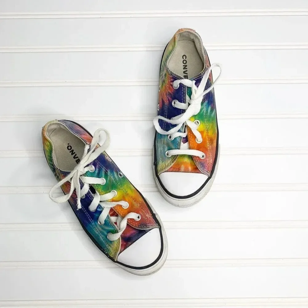 Converse All Star Low Top Sneaker Rainbow Tie Dye